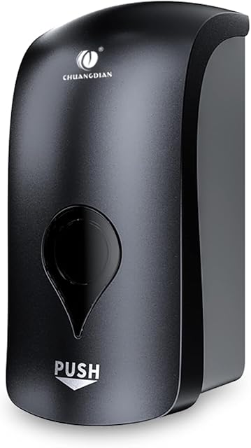 Manual Foam Soap Dispenser, 35oz (1000mL) Commercial Refillable Foaming Soap Dispenser-Dark Grey, CHUANGDIAN