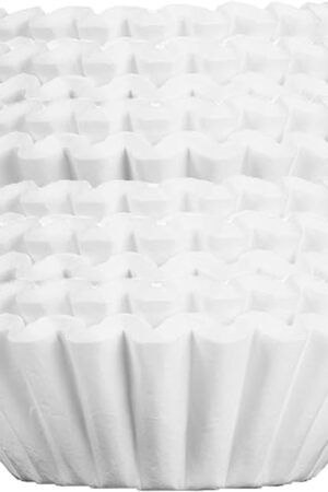 Big Joe® Large Coffee Filters (500 Count) - Tall Walled Commercial Coffee Filters (4 ¼ Inch base, 2 ¾ Inch Walls, 9 ¾ Inch Laying Flat) - Compatible with BUNN and 12-Cup Home & Commercial Machines
