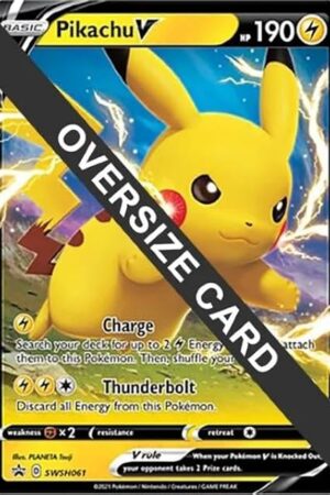 The Pokemon - Pikachu Oversize/Jumbo Card - SWSH061 - Black Star Promo