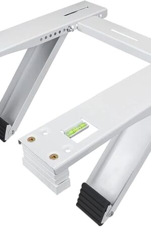 Window Air Conditioner Bracket, Heavy Duty AC Support with 2 Arms, Up to 200 lbs, Universal Fit 5,000 to 22,000 BTU Window Units