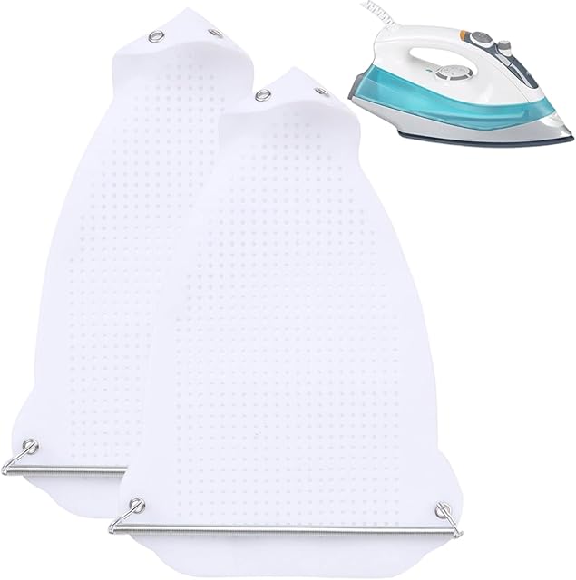 Civilizek Cover Shield, 2025 Universal Iron Protective Cover Shield, Iron Safe Slip-On Ironing Shoe - Prevents Scorching, Sticking & Shine, 23x15.5cm/9.05x6.1''(Approx) (2pcs)