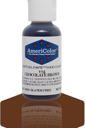 Americolor Soft Gel Paste Food Coloring, Chocolate Brown Net WT. .75oz