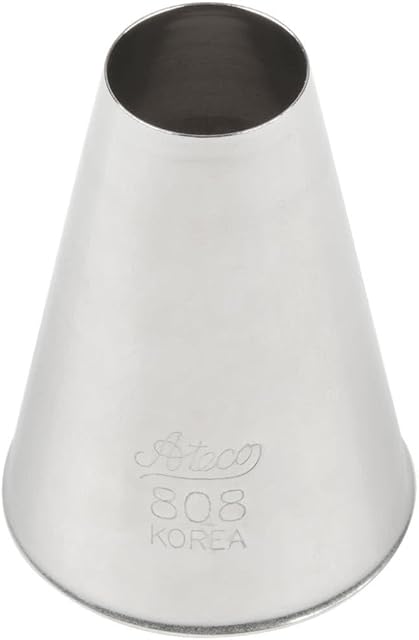 Ateco Pastry Tube - Plain - Size 808
