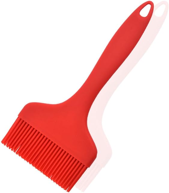Basting Brushes Silicone Heat Resistant Dishwasher Safe Oil Brush Silicone Pastry Brush Perfect for BBQ Grilling Cooking Barbecue Baking Butter Kitchen (1pcs large Basting Brushes Silicone)