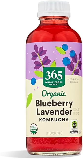 365 by Whole Foods Market, Organic Kombucha, Blueberry Lavender, 16 Fl Oz