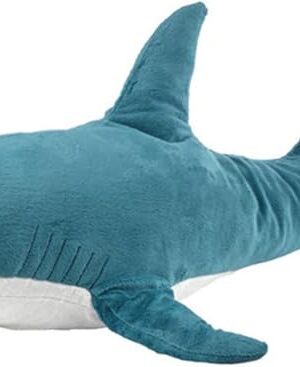 The Plush Shark Toy Pillow, 31-inch Giant Shark Plush Animal Toy Super Soft and Cute Pillow Children’s Boys and Girls Room Decoration Bedtime Gift (80CM,Blue) (Blue)