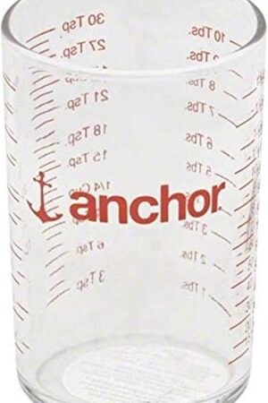 Anchor Hocking Graduated Measuring Glass, Set of 2, Clear