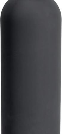 17oz Matte Finish Stainless Steel Water Bottle | Vacuum Insulated Travel Bottle |12 hrs Hot & 18 hrs Cold| Smooth Rubber Finish Water Bottle (Black)