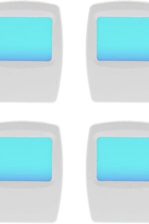 AMERELLE Blue Night Light 4 Pack Cool Blue Glow