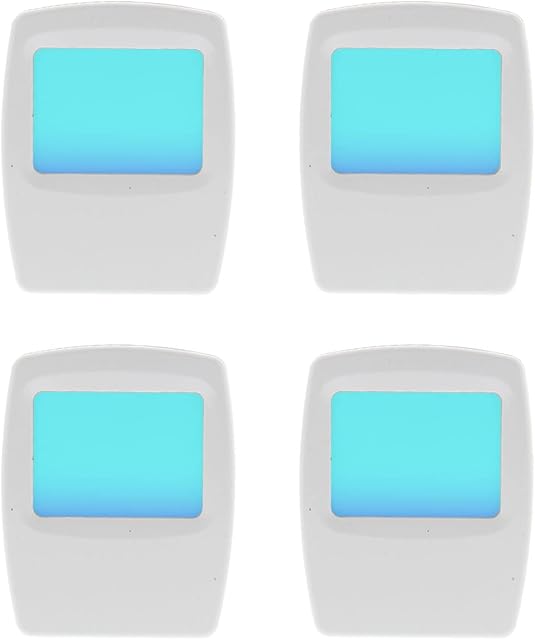 AMERELLE Blue Night Light 4 Pack Cool Blue Glow