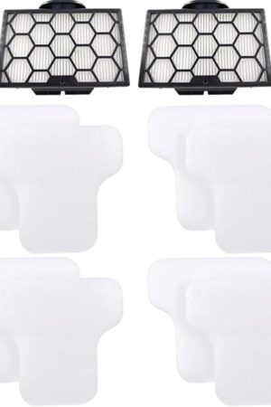 Dttery Filter Replacement for Shark CZ350 CZ351 CZ2001 Vertex Canister Pet Bagless DuoClean PowerFins Corded Vacuum Part XHPCZ350 XFFKCZ350