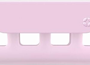 Ello Duraglass Meal Prep Container, 1.75 cup- Glass Food Storage Container with Silicone Sleeve and Airtight BPA-Free Plastic Lid, Dishwasher, Microwave, and Freezer Safe, Cashmere Pink