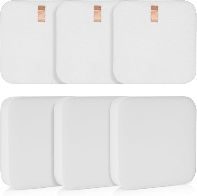 3Pack LA502 Foam and Felt Filters Set for Shark Navigatoer Lift-Away ADV DuoClean Upright Vacuum LA300 LA301 LA322 LA500 LA502 LA360 LA362 LA700, Replace Part XFFK320