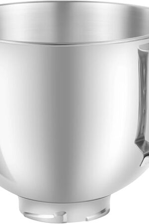 5 QT Stainless Steel Mixer Bowl Compatible with KitchenAid Artisan&Classic Series 4.5-5QT Tilt-Head Mixers K45 KSM70 KSM150 etc. Replacment for KitchenAid Mixer Bowl(Light Weight)