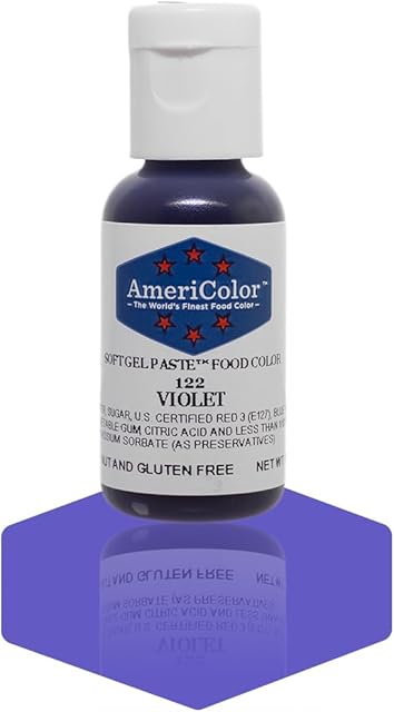 Americolor Soft Gel Paste Food Color, 75-Ounce, Violet