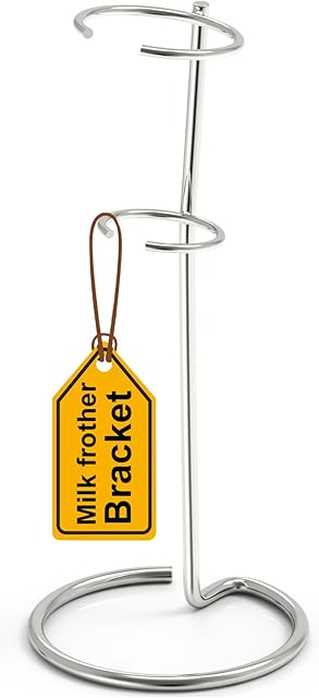 1PCS Milk Frother Stand, Suitable for Most Handheld Milk Frothers - Heavy Duty Premium Stand (Silver)