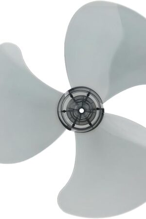 DOITOOL Universal Plastic 3 Leaves Fan Blade Set 16 Inch Replacement Fan Blades with Nut Cover Electric Fan Leaves for Table Standing Pedestal Fan