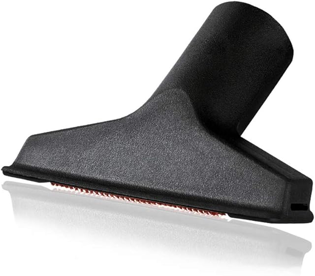 Wessel-Werk Universal Vacuum Upholstery Attachment Nozzle with Lint Pickers, 1 1/4 inch (32mm) Vacuum Attachment (Black)