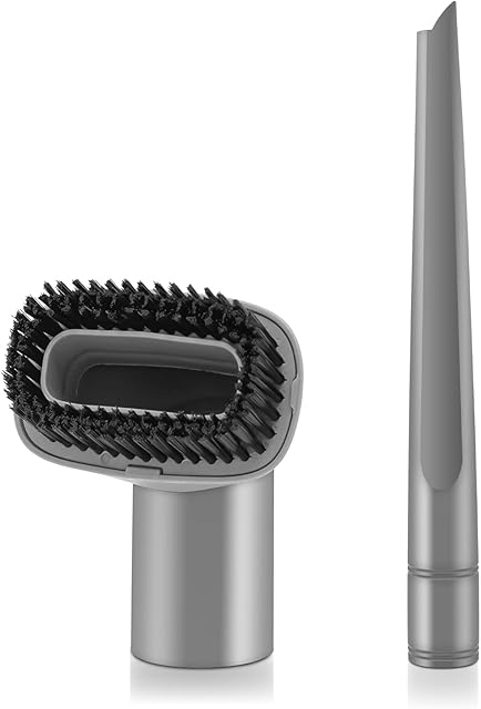 Dust Brush and Crevice Tool Compatible with Shark Navigator Lift-Away Vacuum Cleaner Models NV350, NV352, NV355, NV356E, Compare to Part No.112FFJ