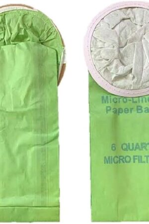10 Pack Replacment Bags for Proteam 100431 6 QT 6 Quart Backpack Vacuum Cleaners Fits: Super QuarterVac, Quatervac, Tailvac