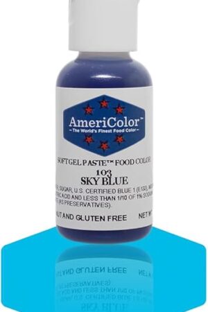 Americolor Soft Gel Paste Food Color, .75-Ounce, Sky Blue