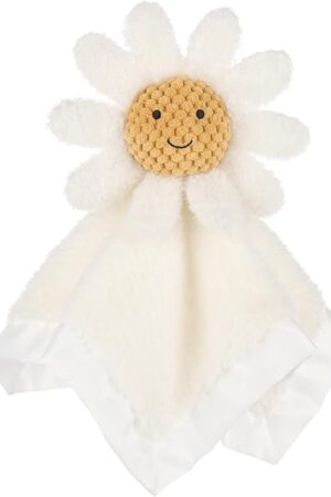 Apricot Lamb Daisy Soft Loveys for Babies, Security Blanket for Baby Boy and Girl for Infant and Toddlers