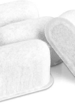 7313285779 Water Replacement for Delonghi Carbon Filter - Espresso Coffee Machine Activated Charcoal Filter Pack of 4