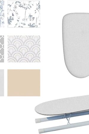20.5" X 4.3" Ironing Board Cover, Thick Cotton Ironing Board Cover and Pad, Table Top Ironing Cover, Sleeve Ironing Board Replacement Cover(Gray)