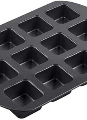 Wilton Brownie Bar Pan, 12-Cavity, Brownie Pan, Steel