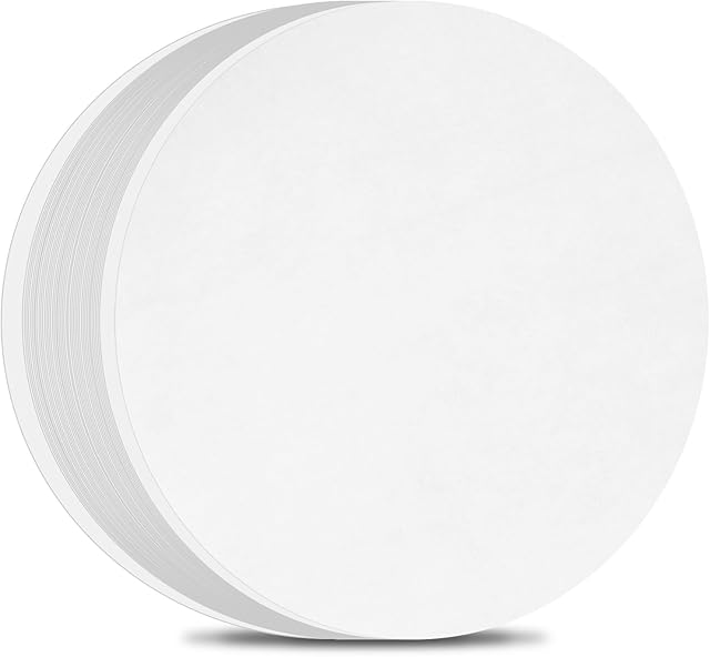 200 Pcs-6 Inch Non-Stick Parchment Paper Rounds for Baking, Precut for Tortilla Press, Cake Pan, Cookies