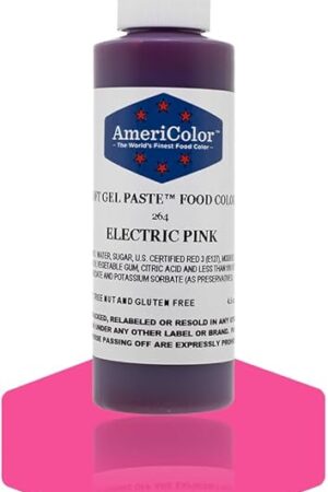 Americolor Soft Gel Paste Food Color, 4.5-Ounce, Electric Pink