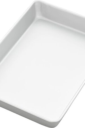 Wilton Aluminum 9x13 Inch Rectangular Sheet Pan, Made With Natural Anodized Aluminum, Made Without PFAS, Bakeware Optimal For Even Heating