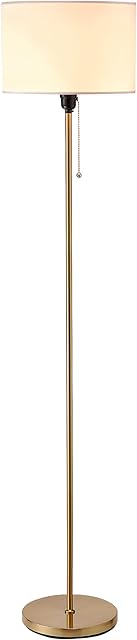O'Bright Ted Simple Floor Lamp Standing Lamp with Pull Chain Switch