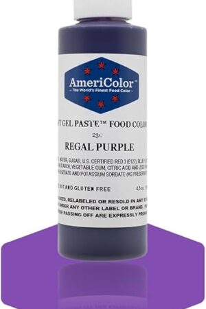 Americolor Soft Gel Paste Food Color, 4.5-Ounce, Regal Purple