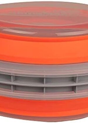CanCooker Batter Bowl XL: Collapsible, Mess-Free, Dishwasher and Microwave Safe, Chemical-Free in Vibrant Orange