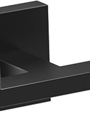 BOZWELL Double Towel Hooks Wall Mount Stainless Steel Matte Black 1502-B-1