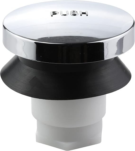 Danco, Chrome, 80811 Touch-Toe Tub Stopper, 2 x 2 x 2.25 inches