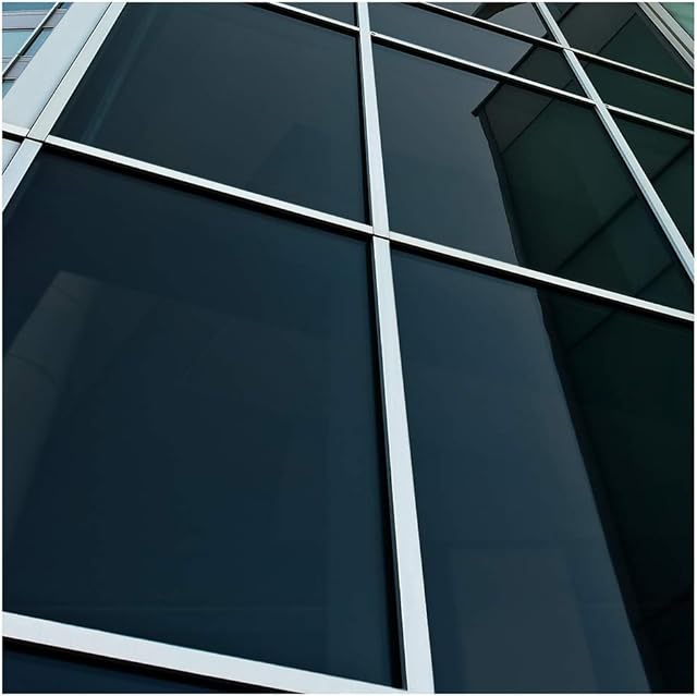 BDF NA05 Window Film Daytime Privacy and Sun Control Natural Black 5 (Very Dark) - 36in X 12ft