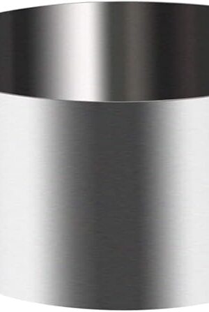 Adjustable Round Stainless Steel Cake Mousse Mould Ring Bakeware Tools Decorating Mold 6 to 12 Inch (Silver)
