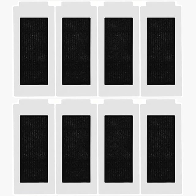 8pcs Filters for Ecovacs Deebot T30S/T30S AI/T30S PRO/T30S COMBO/T30S CARE/Yeedi m12 pro+ Deebot Filter Replacement Yeedi Filter Replacement Ecovacs Filter Ecovacs Deebot Filter