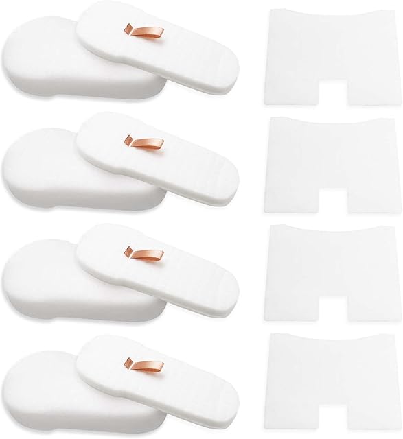 4pack Replacement Filter Compatible with Shark Corded Stick Vacuum HZ2000 HZ2002, HZ251,HZ602, Part # XPMFHZ2000 & XFFKHZ2000