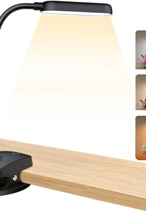 COLORLIFE Desk Lamp Clip On Light 7W