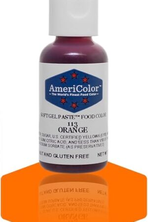 Americolor Soft Gel Paste Food Coloring, Orange, .75 oz