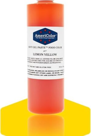 Americolor Soft Gel Paste Food Color, 13.5-Ounce, Lemon Yellow
