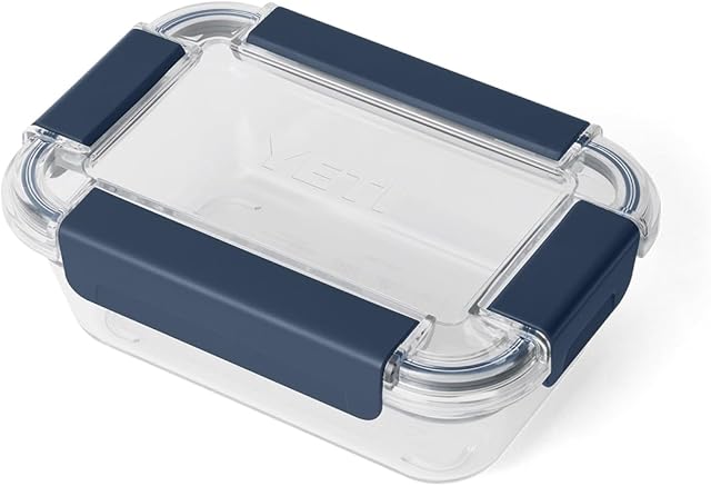 YETI Plastic Food Storage Container, BPA Free, Locking & Airtight Lid, Microwave, Freezer, and Dishwasher Safe, Leak-Proof, Cooler and Thin Ice Compatible