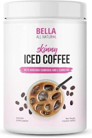 Bella All Natural Skinny Iced Coffee - Good Taste 500 Grams 17.637 Ounce