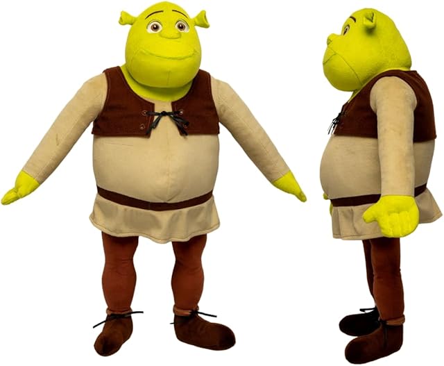 Collectibles DreamWorks Shrek Bedding Super Soft Cozy Decorative Cuddle Pillow, (Officially Licensed Product) By Franco