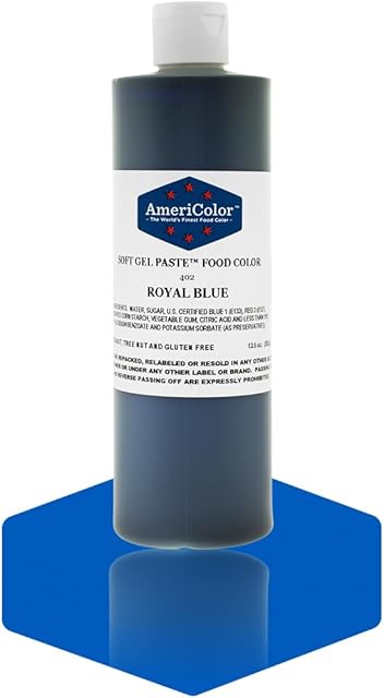 Americolor Soft Gel Paste Food Color, 13.5-Ounce, Royal Blue