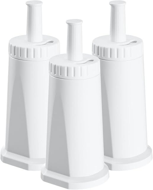 3 Pack Replacement Water Filter for Breville Espresso Machine Barista Pro BES878, Barista Touch Bes880, Oracle Touch BES990, Oracle BES980, Dual Boiler BES920 Bambino ClaroSwiss Sage, BES008WHT0NUC1