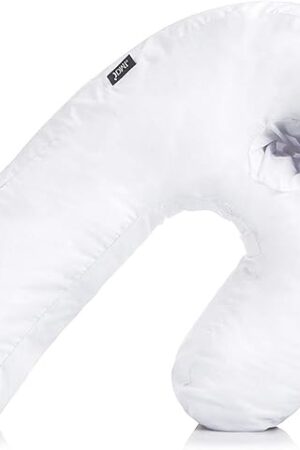 DMI U-Shaped Side Sleeping Pillows For Neck And Shoulder Pain |Side Sleeper Neck Pillow & Pregnancy Pillow Side Sleeper With Ear Hole | Back, Hip, & Sciatica Relief(30"x20"x6")